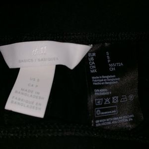 Two Small Black Leggings